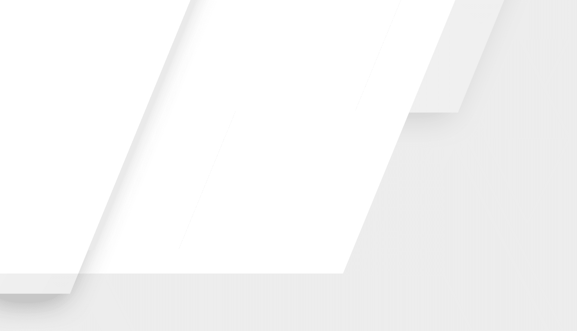 Decorative angled overlay