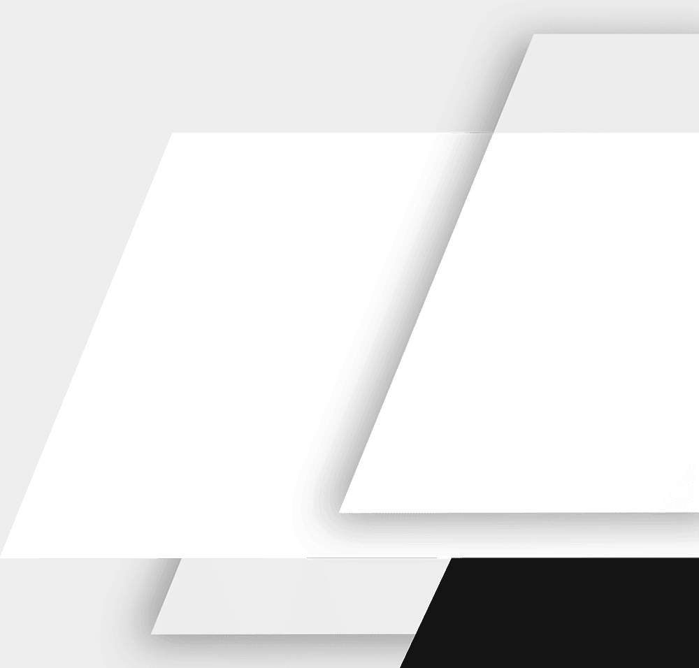 Decorative overlay with black and white bars